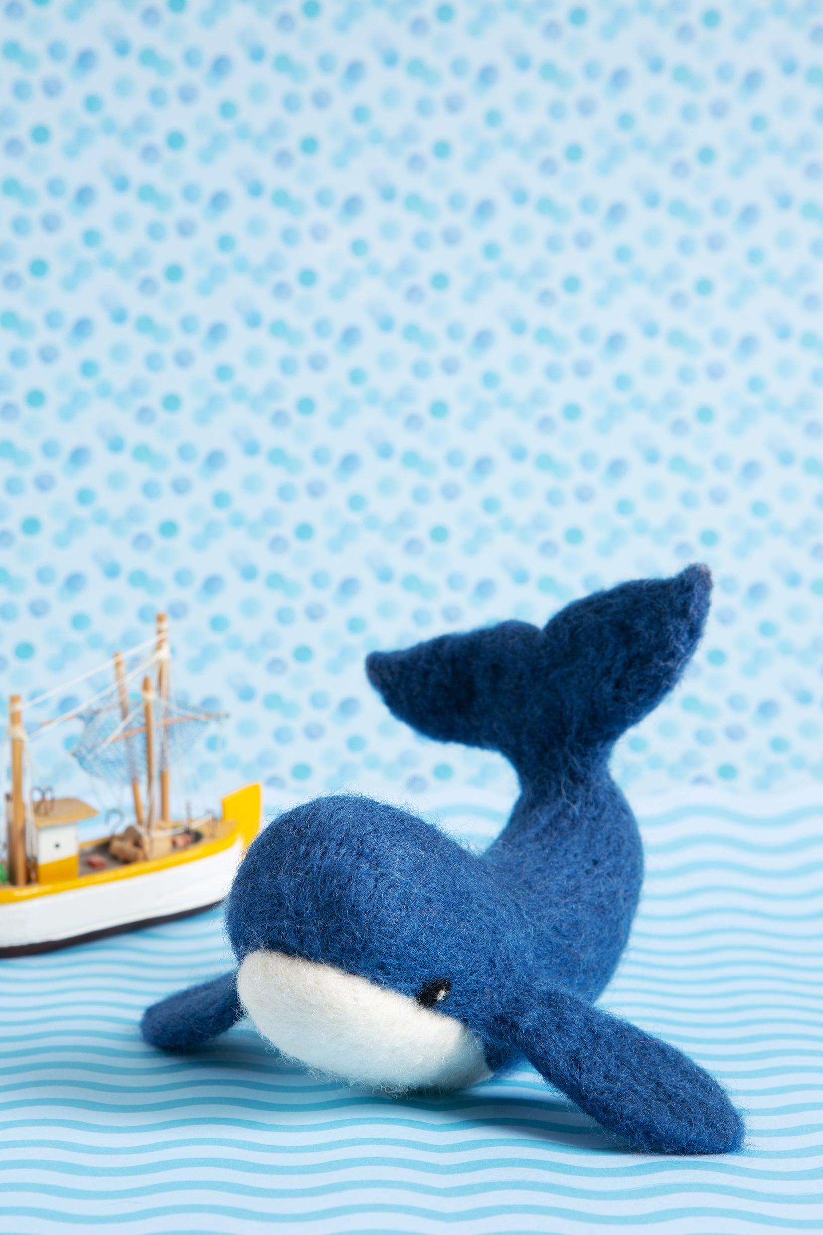 Image of Whale Needle Felting Kit