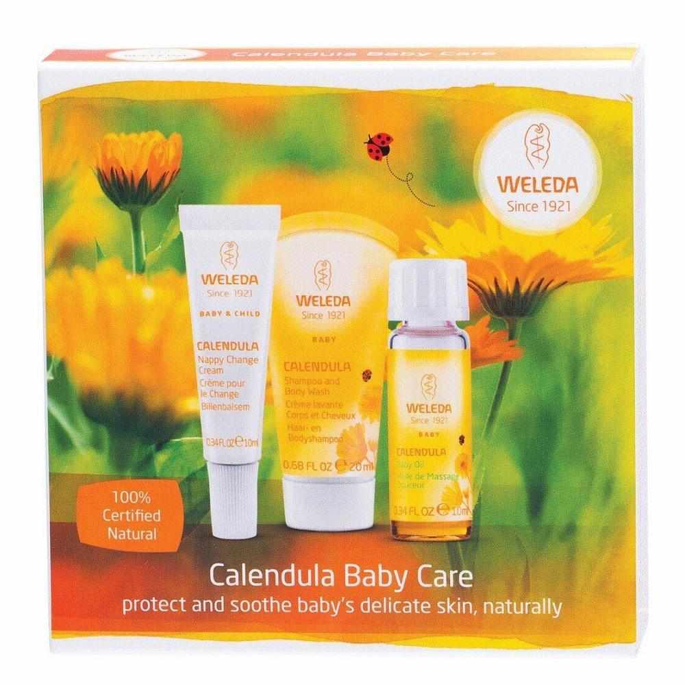 weleda calendula baby care gift pack