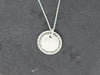Forever Ring Circle Monogram Necklace