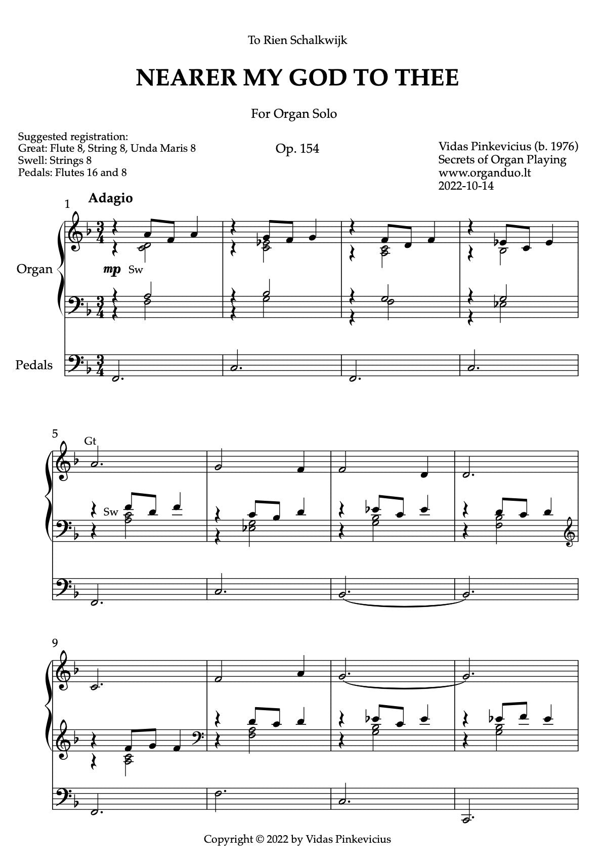 Reincarnated Echoes – Vampire Survivors Sheet music for Organ (Solo)