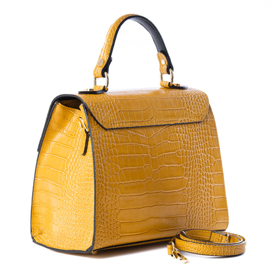 Feyithriftstore - Authentic Dissona Crocodile leather bag.