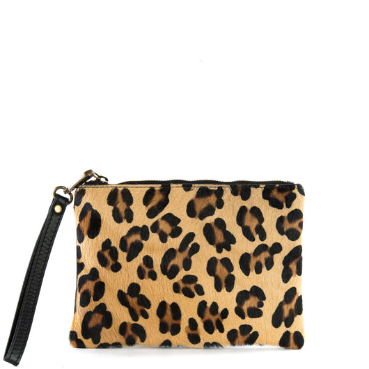 cow print clutch