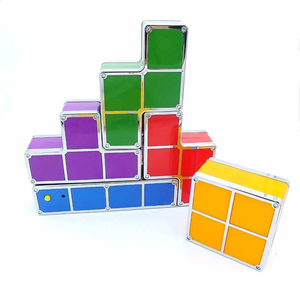 Tetris Stackable Lamp 7 Color Block Led Desk Lamp Diy Puzzle Toy