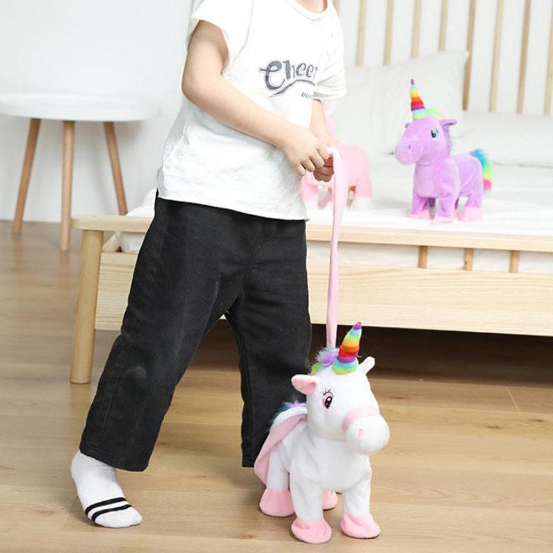 walking singing unicorn toy