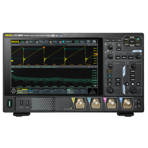 Oscilloscopio digitale, SDS1104 Oscilloscopio a 4 canali con display LCD da  7 pollici Larghezza di banda 100MHZ 1 Oscilloscopio portatile