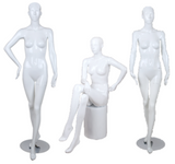 Economy Unbreakable Plastic Mannequins – Tagged realistic female mannequins  full body – Ablelin Store Fixtures Corp.