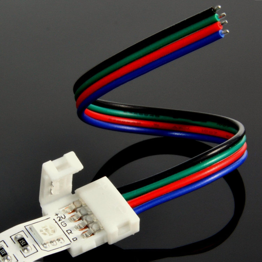 Single End LED Strip Connector For IP30 5050 LED RGB Color Strip Light   710HvE7xZ0L. SL1500 1024x1024 