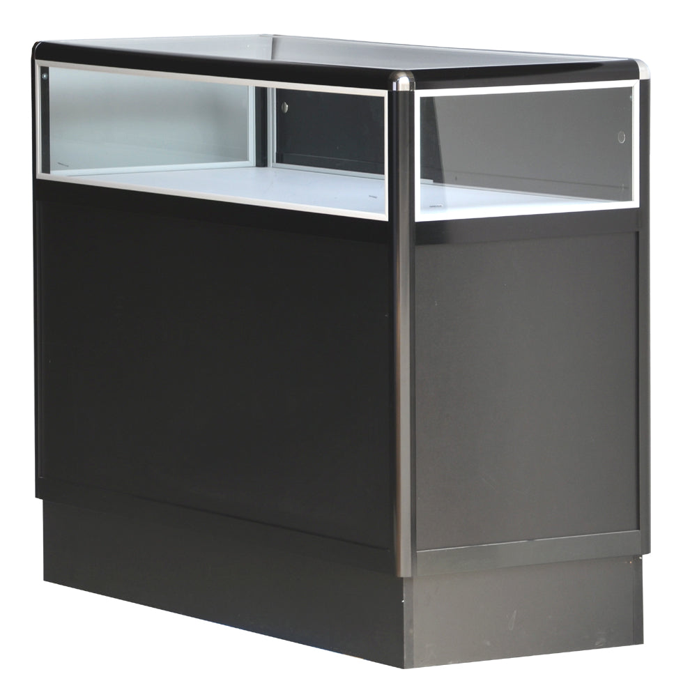 Jewellery Display Cabinet With Aluminum Frames Black 70 X 38 X 20