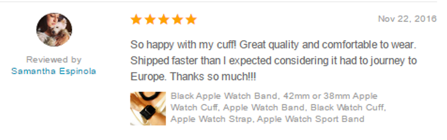 Juxli Home Handmade Apple Watch Bands Etsy Shop Reviews 12