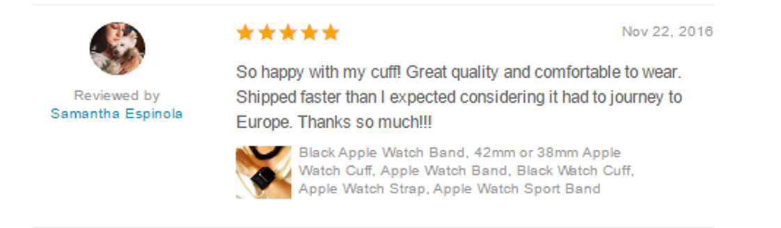 Etsy Juxli Home Apple Watch Band Reviews #19