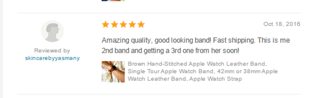 Etsy Juxli Home Apple Watch Band Reviews #20