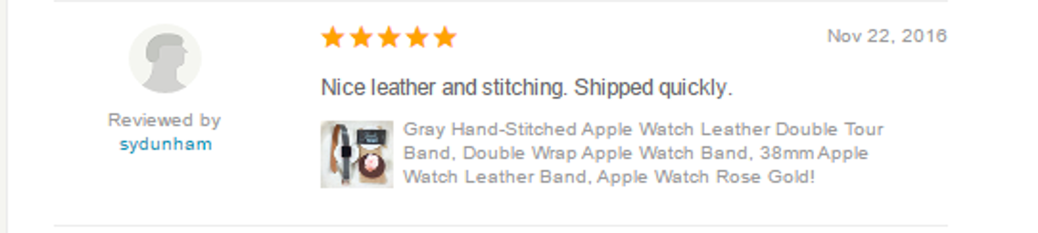 Etsy Juxli Home Apple Watch Band Reviews #24