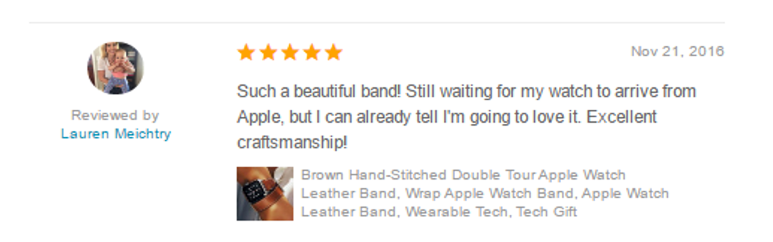 Etsy Juxli Home Apple Watch Band Reviews #25