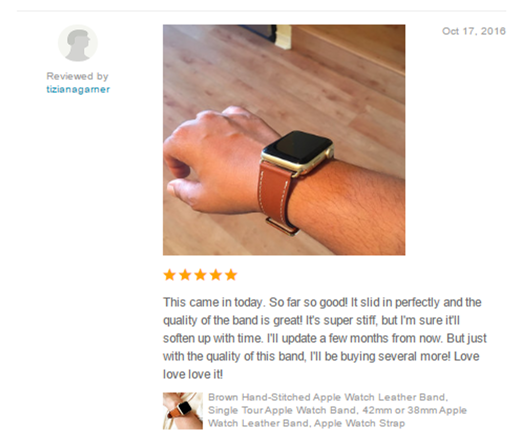 Etsy Juxli Home Apple Watch Band Reviews #18