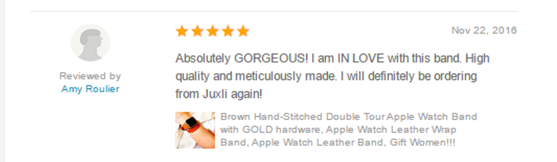 Etsy Juxli Home Apple Watch Band Reviews #20