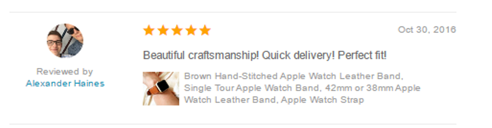 Juxli Home Handmade Apple Watch Bands Etsy Shop Reviews 15