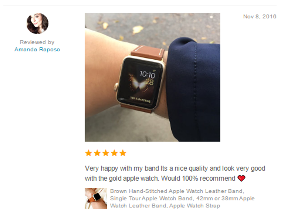 Juxli Home Handmade Apple Watch Bands Etsy Shop Reviews 3