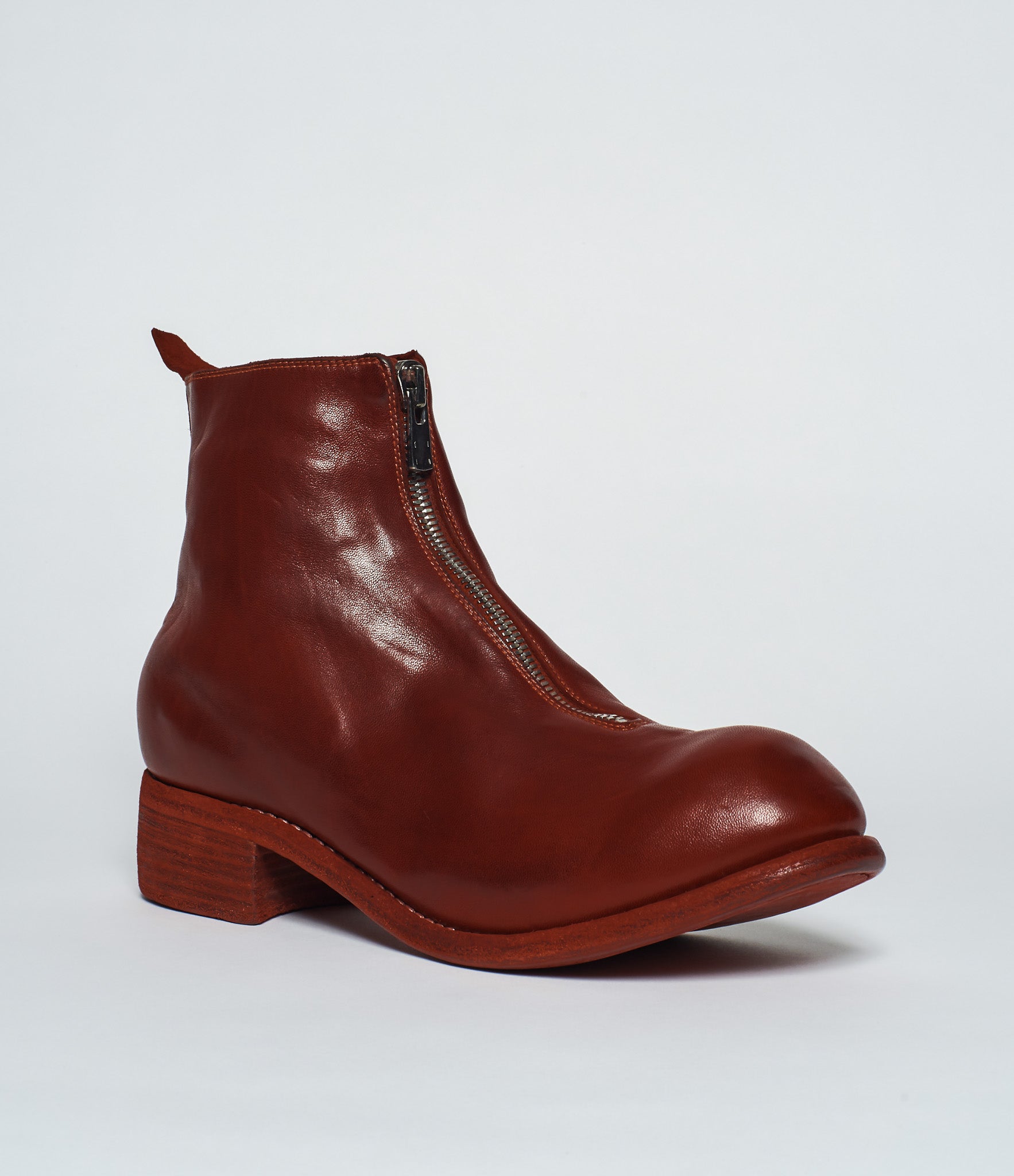 Guidi PL1 Red Horse Full Grain Front 