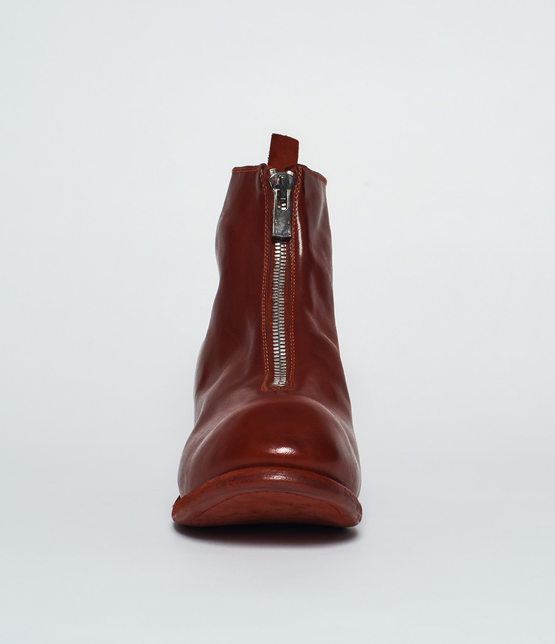 front zip chelsea boots