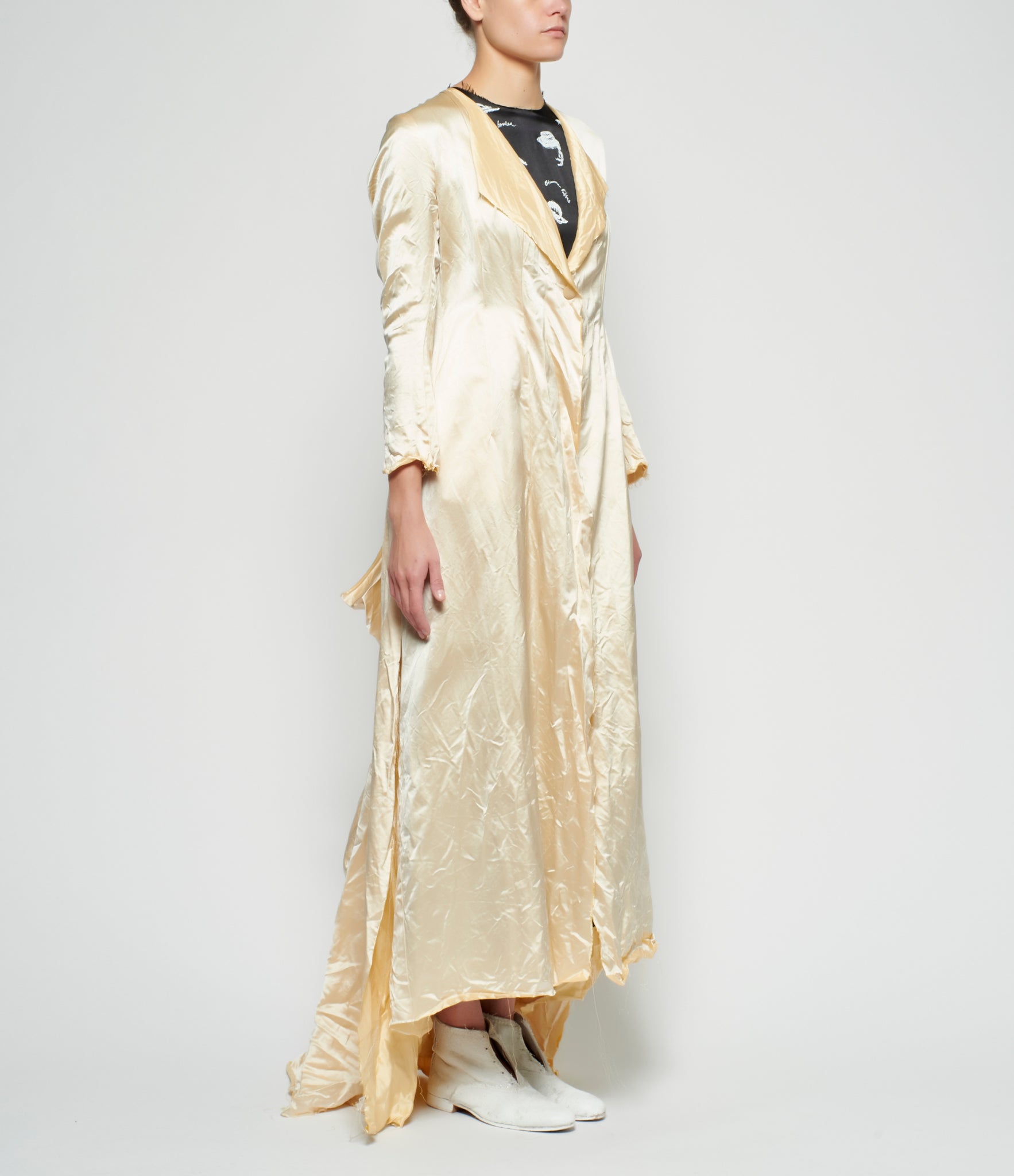 silk satin gown