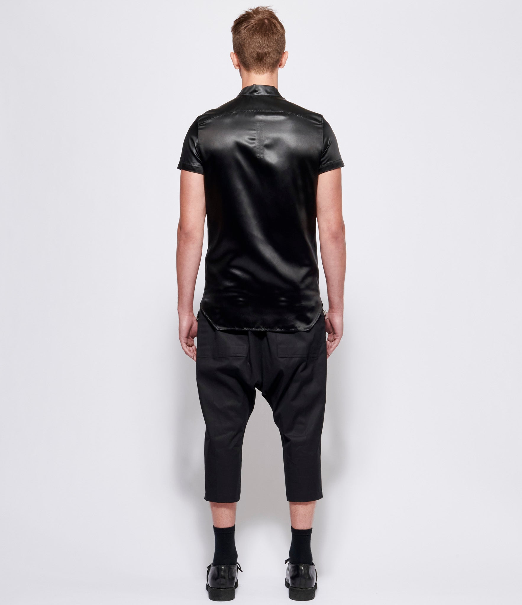 Rick Owens Black Golf Shirt