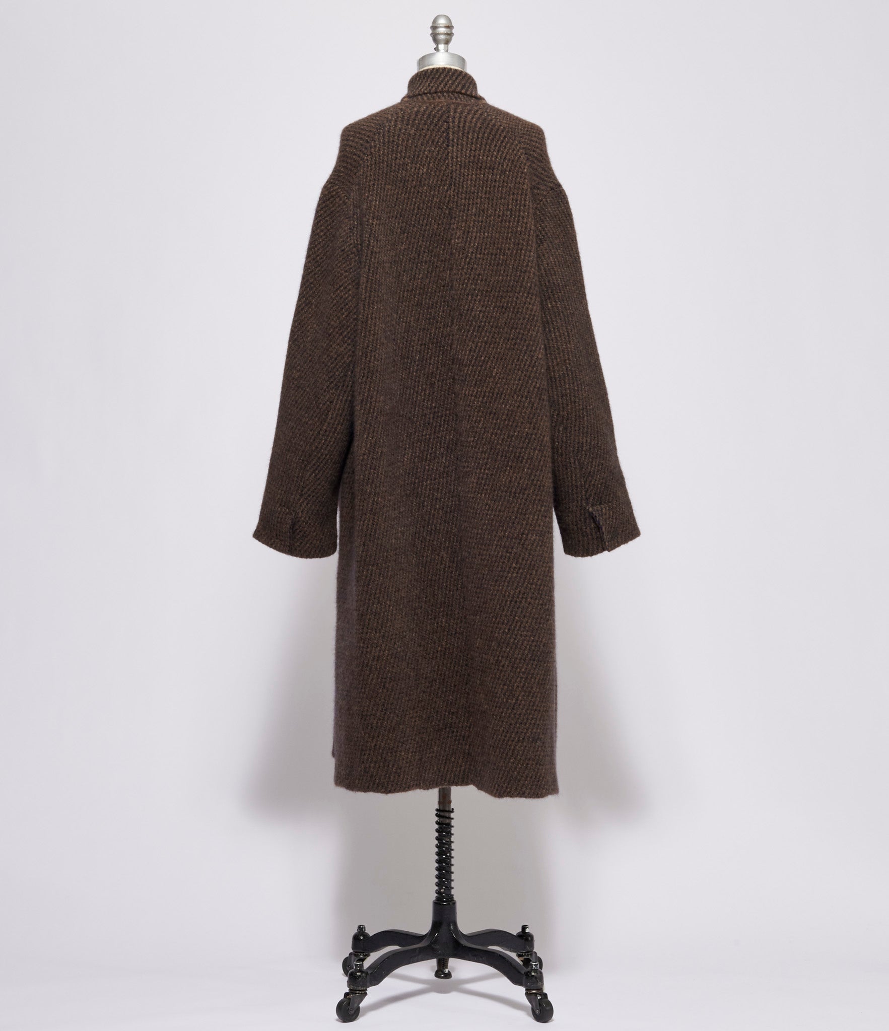 Boboutic Mix Brown / Blue Il Feltro Twill Coat