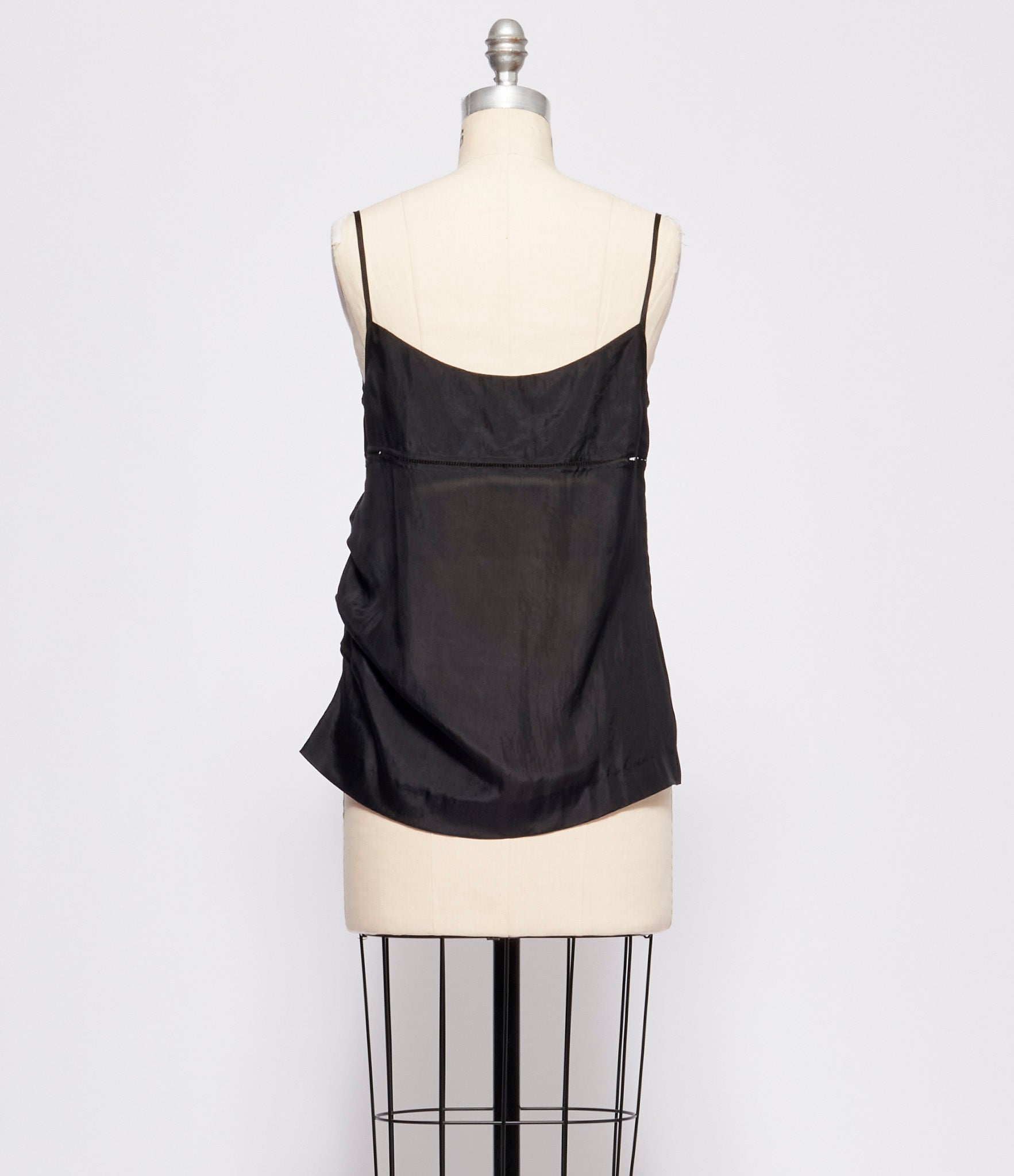 Dries Van Noten Black Cana Embroidery Camisole Top