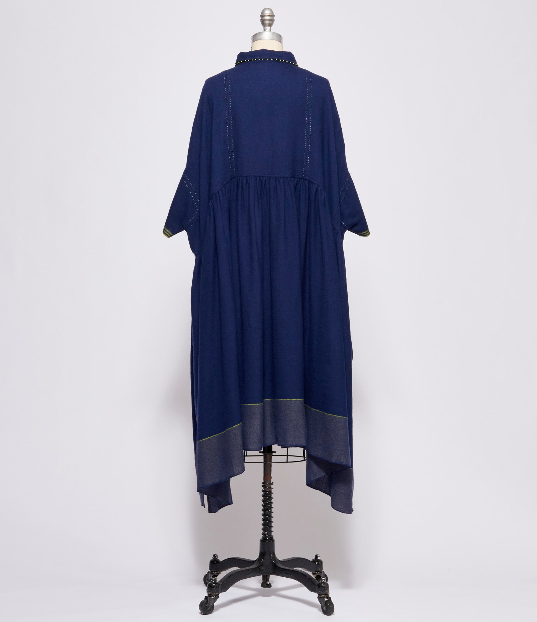 Pero Navy Wool Polo Dress