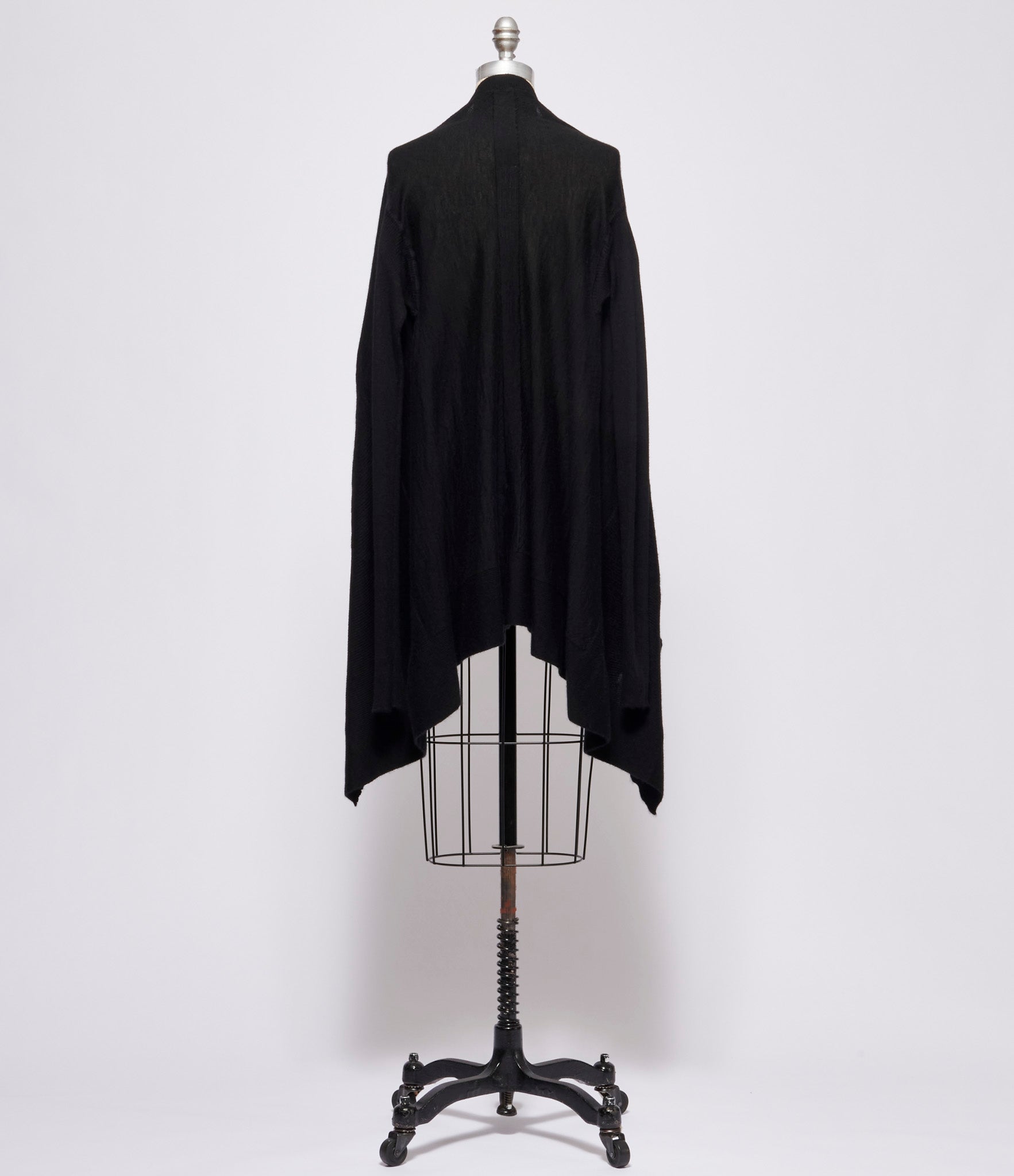 Rick Owens Black Medium Wrap Cardigan