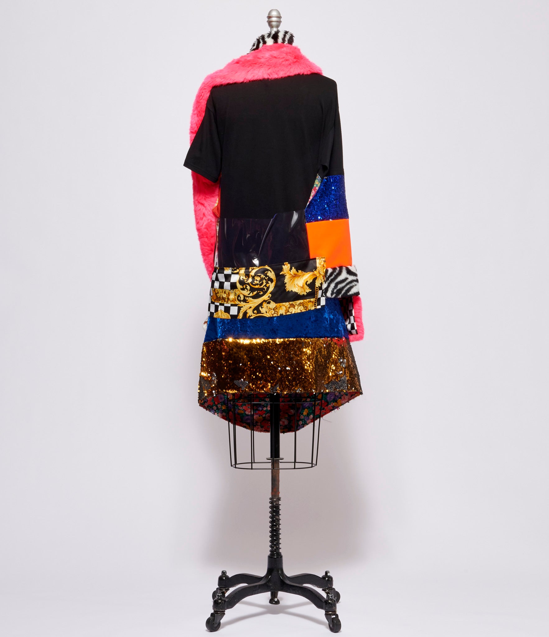 Junya Watanabe Def Leppard Multi Fabric Dress