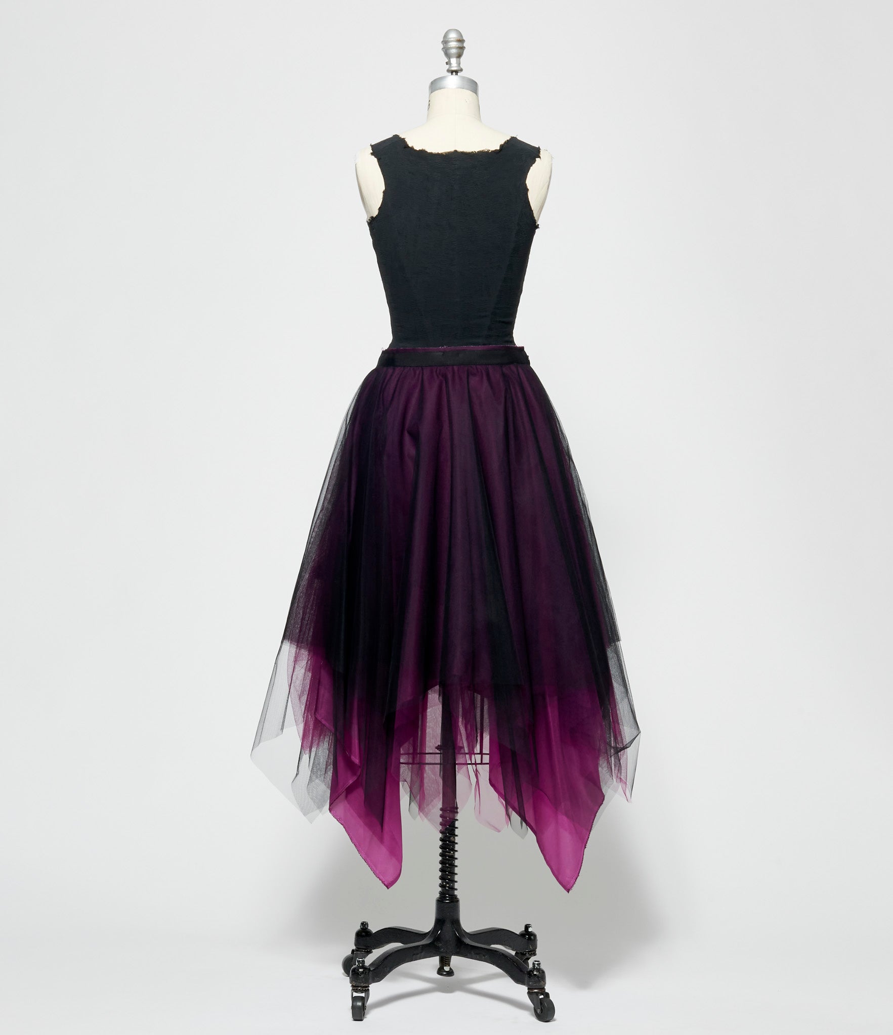 Marc Le Bihan Bi-Color Shifted 6 Layer Tulle Skirt â€“ IfSohoNewYork