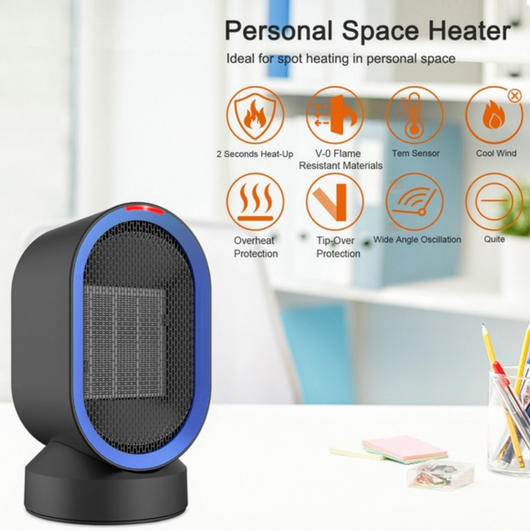 600w Personal Space Heater Keeto