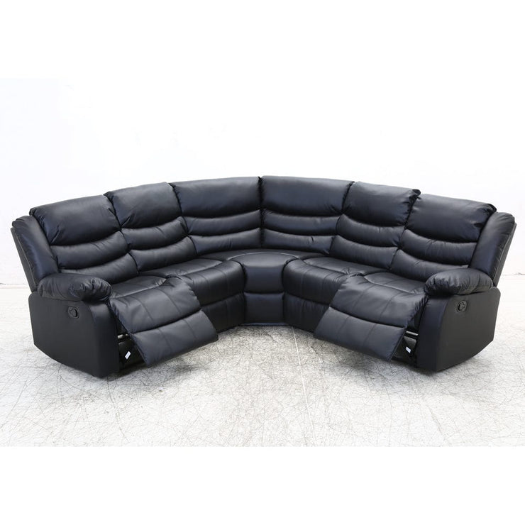 leather corner recliner lounge