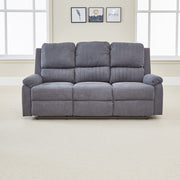 Pancho Grey Fabric Armchair and 3 Seater Sofa Set