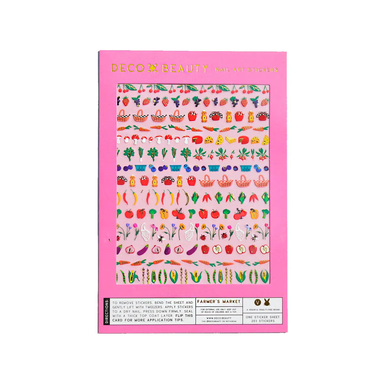 Nail Art Stickers - Farmer's Market
