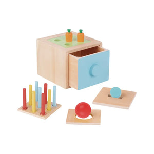 Wooden Montessori  4 in 1 Educational Box - Cub Shrub