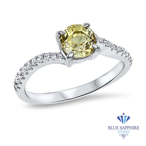 women yellow sapphire ring