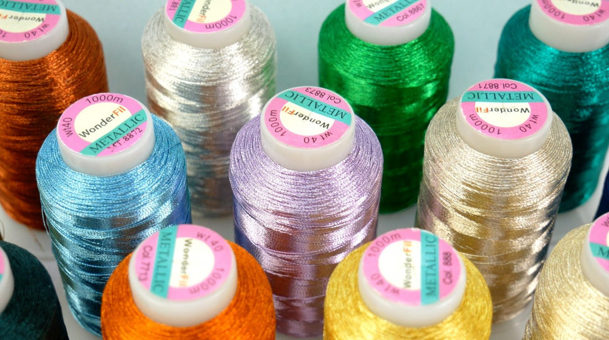 Maura Kang Introducing Spotliteâ„¢ 40wt Rayon Core Metallic Thread