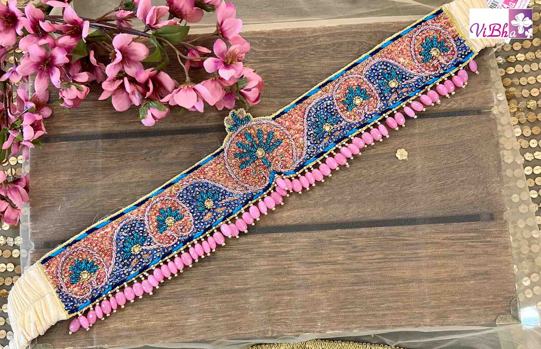 Ethnic Waist Belt for Saree - White Lace – Meraki Lifestyle Store