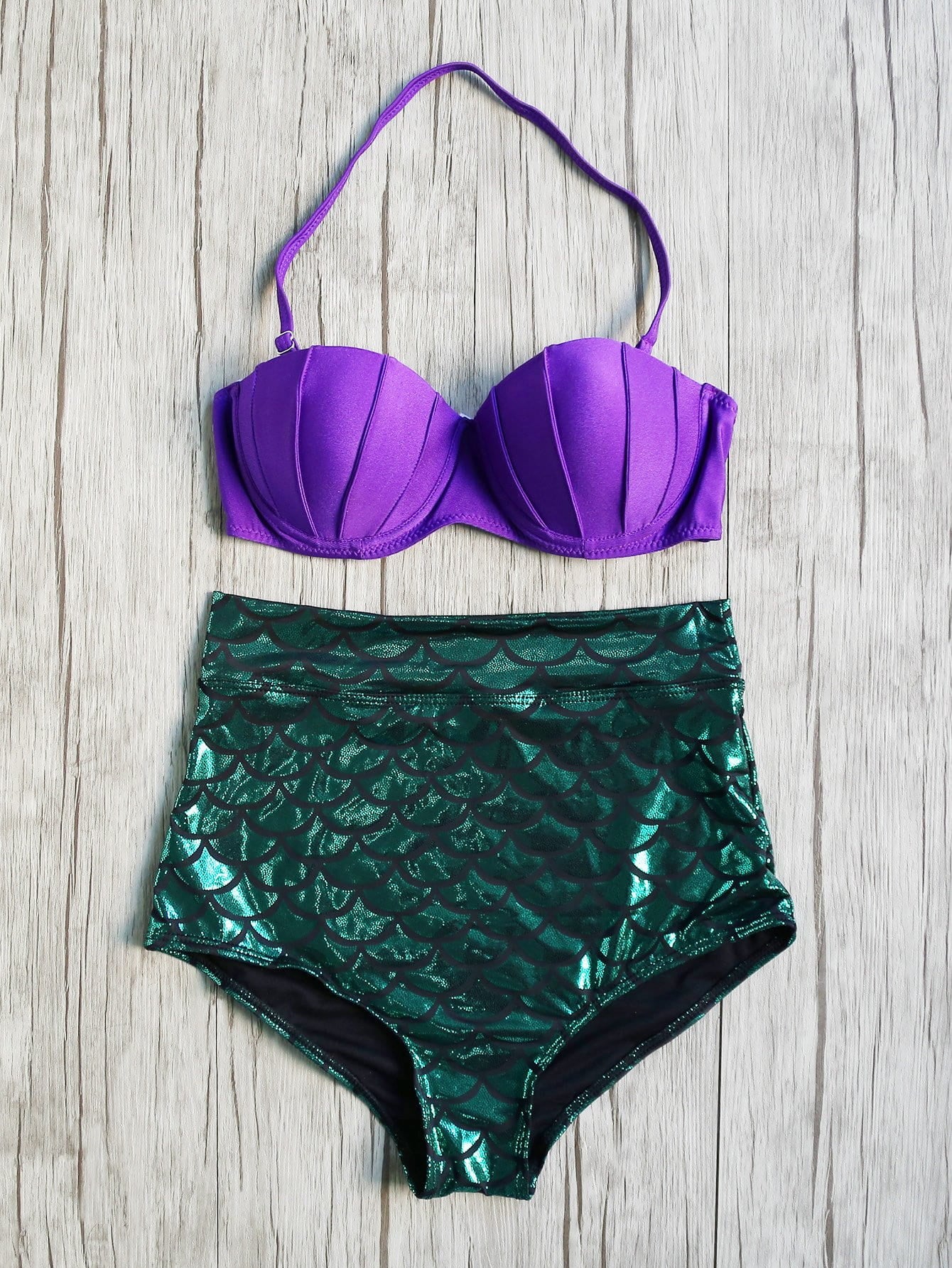 mermaid scale bikini