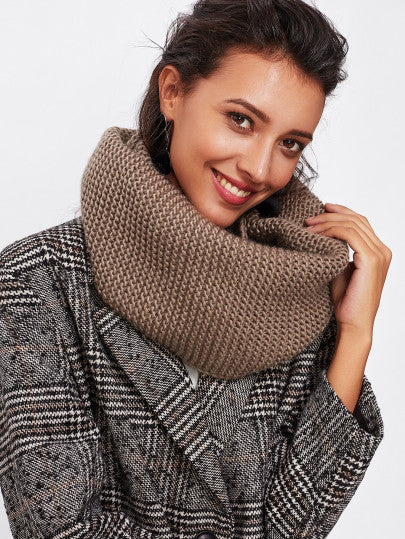 “Stay warm” knitted infinity scarf – Iconic Trendz Boutique