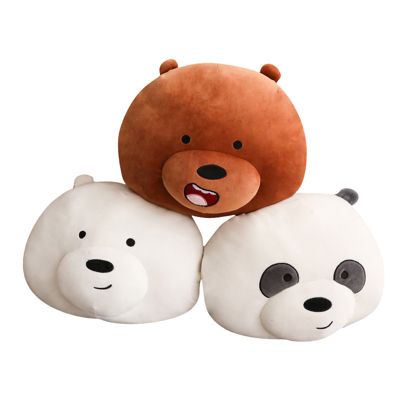 bare bears hand pillow