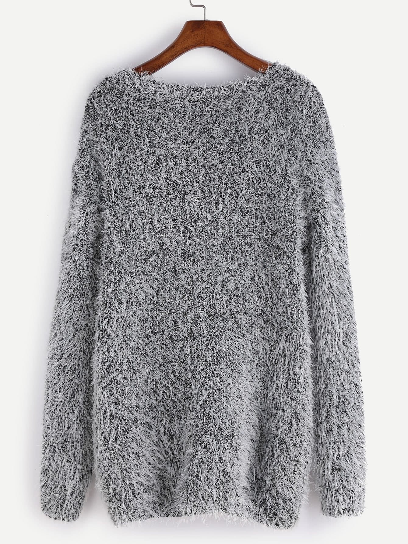 Fuzzy pullover fashion sweater – Iconic Trendz Boutique