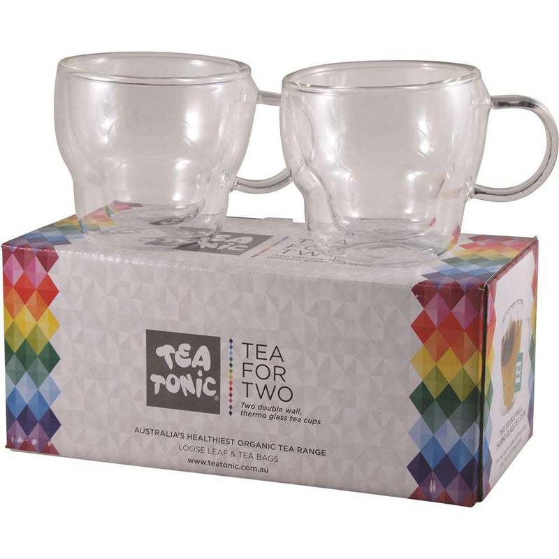 thermal glass tea cup