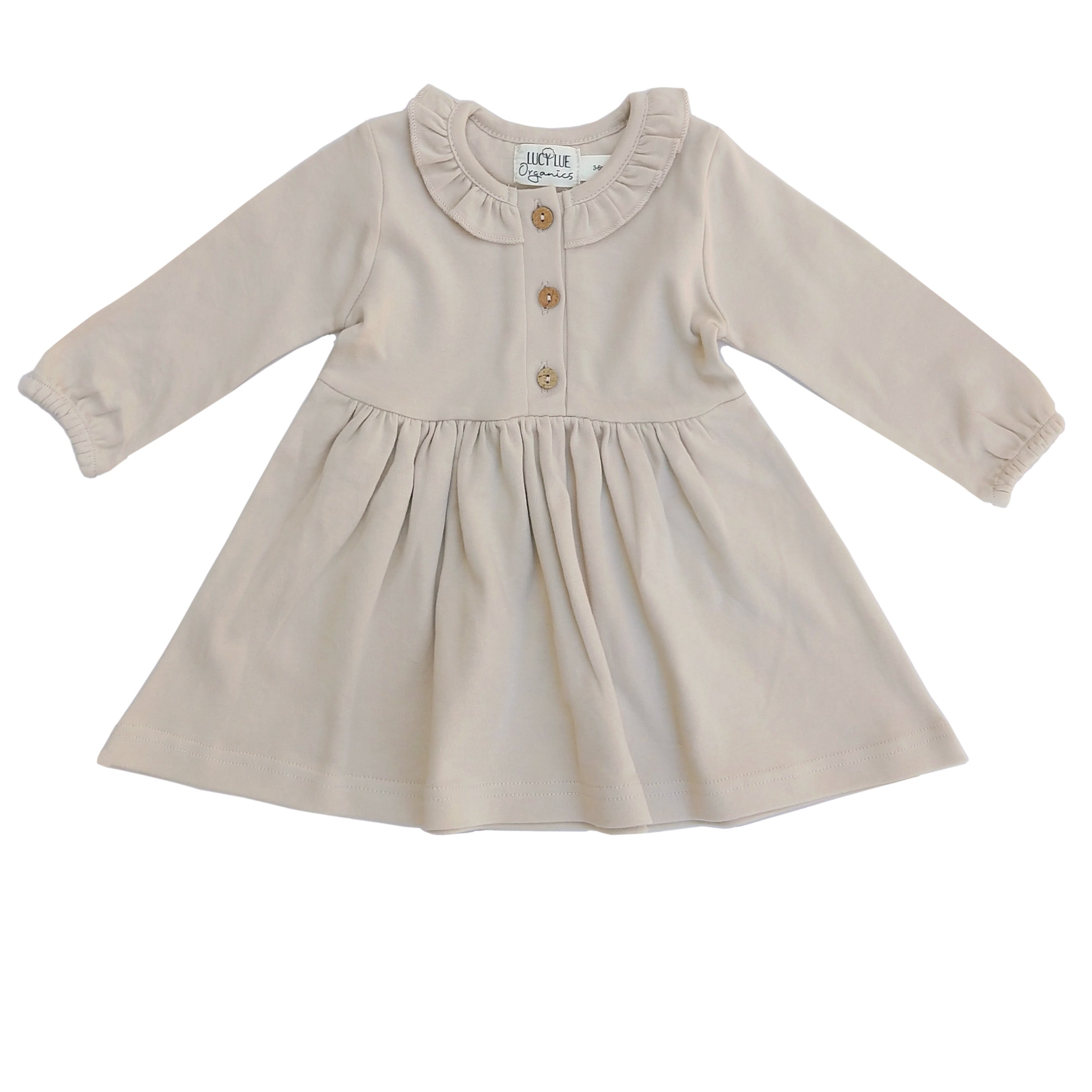 Baby Lulu - Baby Girls Long Sleeve Ana Dress - ShopBCClothing