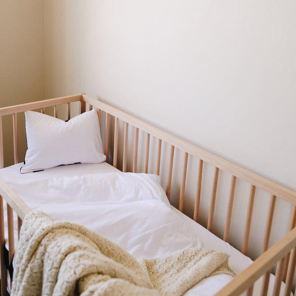 Colour Block Cot Duvet Cover Set