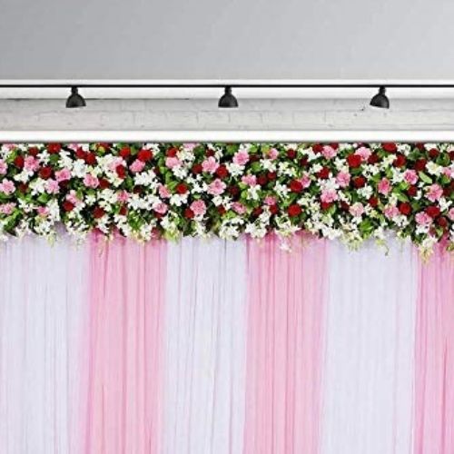 Ribbon Flower Backdrop