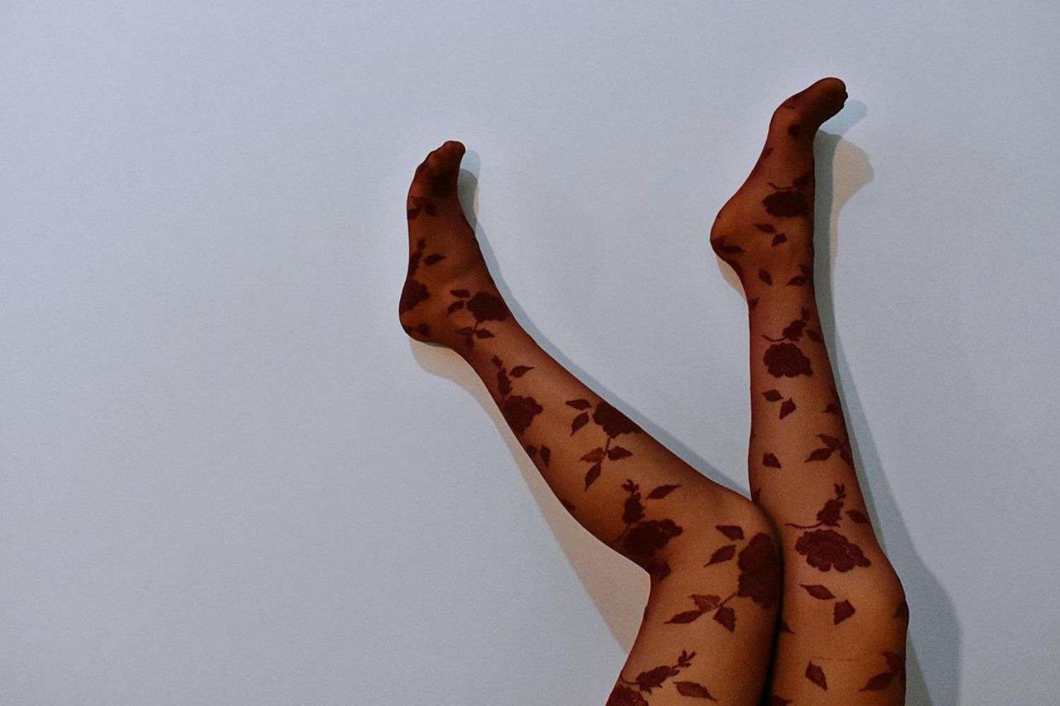 a sexy shot of your model with tights for feet pictures