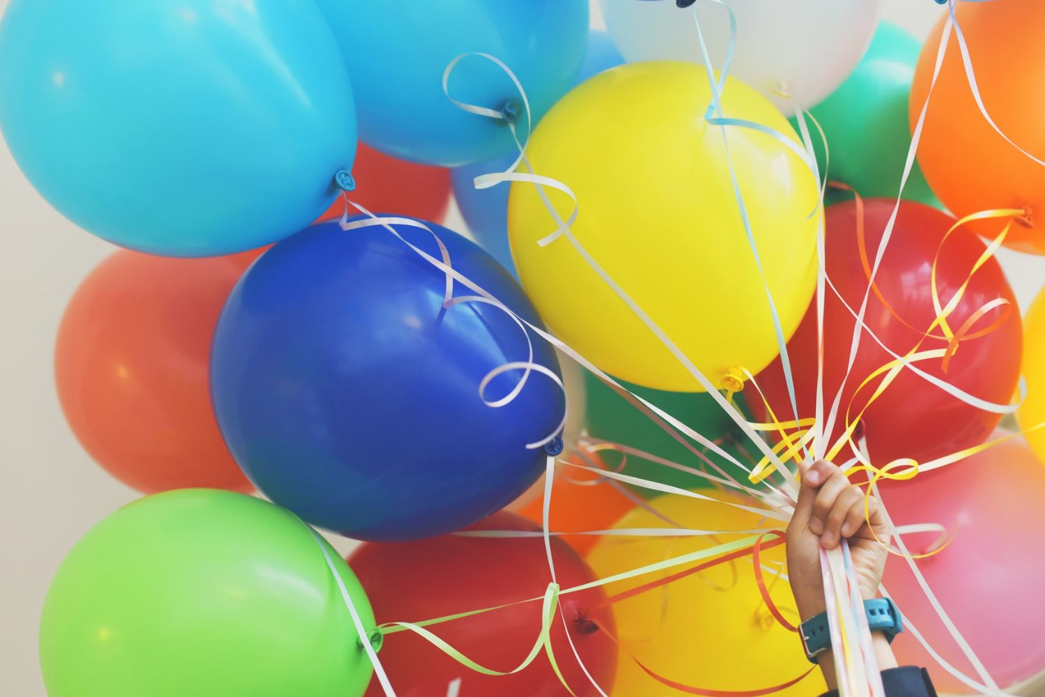 photo of a bunch of ballons