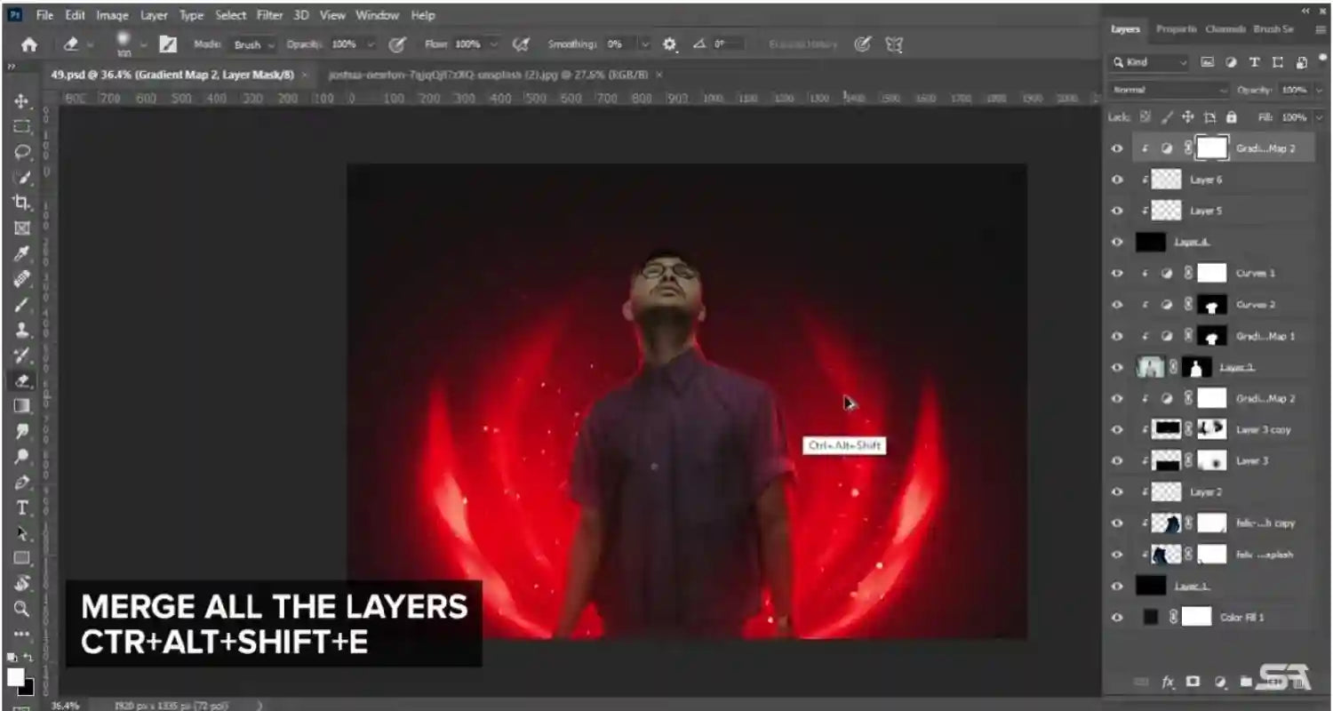 Tutorial of Making Aura Photos in Photoshop